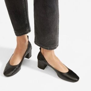 Everlane Day Heel Black Pumps Minimalist